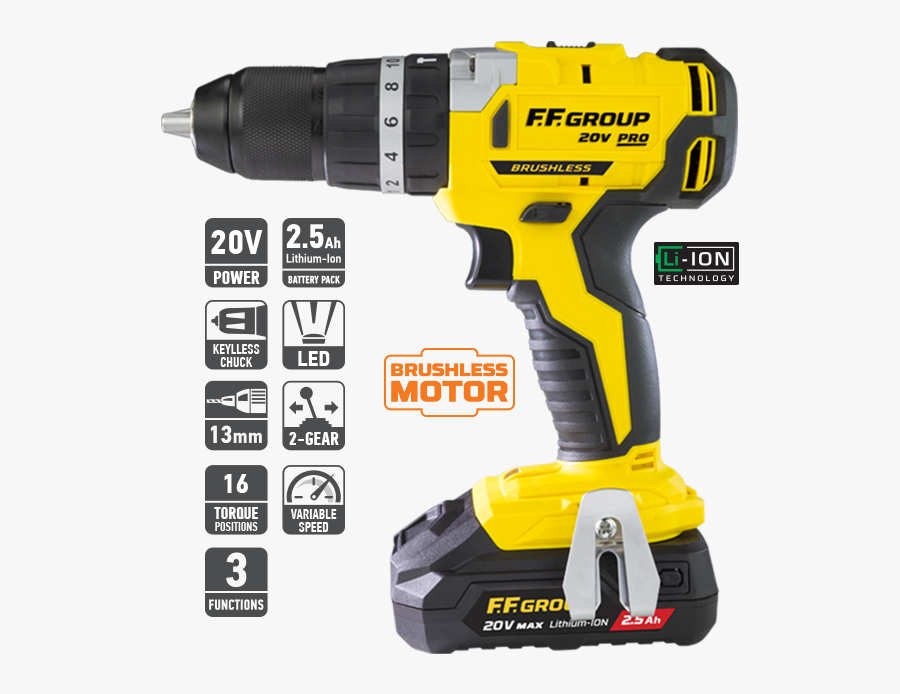 Power Tools Png -drill - Ff Group Power Tools, Transparent Clipart