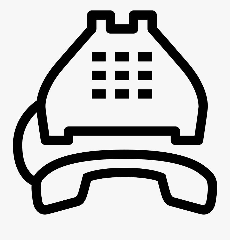 Phone Off The Hook Icon - Transparent Transparent Background Telephone Png, Transparent Clipart