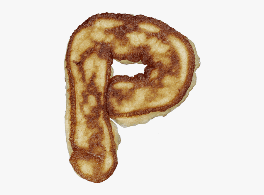 Pancake Clipart Letter - Letter P In Pancake, Transparent Clipart