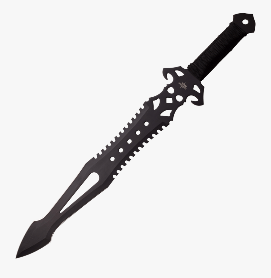 Black Adventurer Fantasy Short Sword - خرید چاقو نظامی ارزان, Transparent Clipart