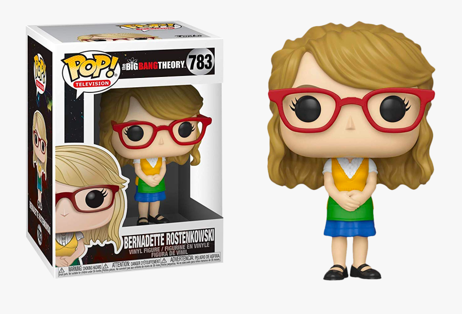 Bernadette Rostenkowski Funko Pop - Funko Pop De Big Bang Theory, Transparent Clipart