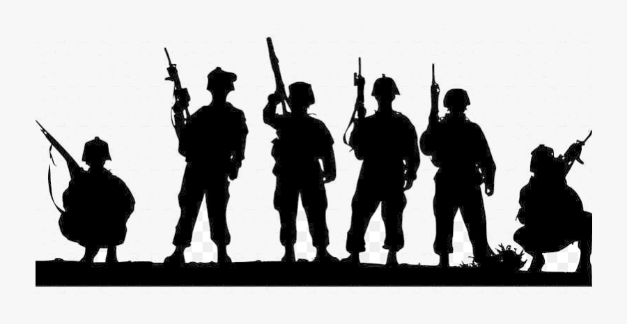 Soldier Silhouette Military Soldiers Transparent Png - Soldier Silhouette Png, Transparent Clipart