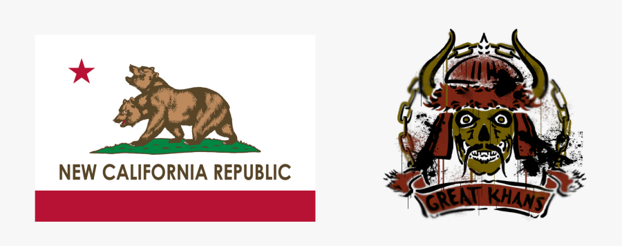 New California Republic Flag - Great Khans New Vegas, Transparent Clipart