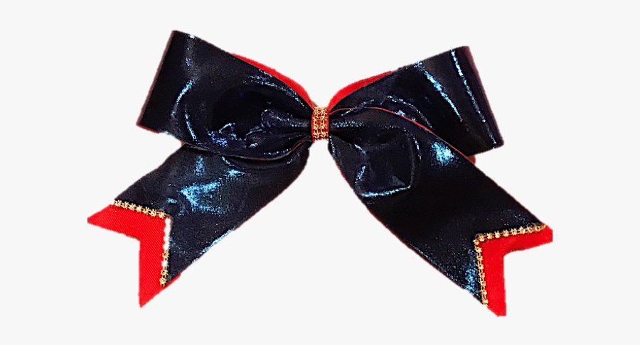 Royal Red Cheer Bow - Satin, Transparent Clipart