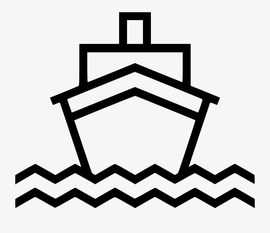 Ship Cruise Boat Sea Luxury - Cruise Ship Clipart Black And White, Transparent Clipart