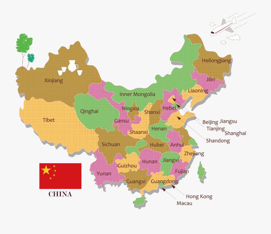 Map Vector China Free Clipart Hq Clipart - China Map Vector Free, Transparent Clipart