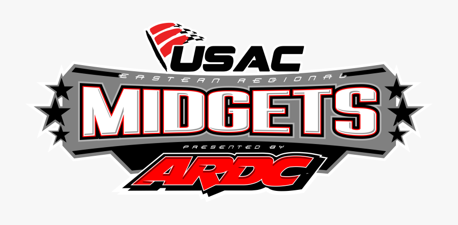 Midget Racing Sponsor Transparent Png Logo Clipart - Usac Midgets Logo, Transparent Clipart