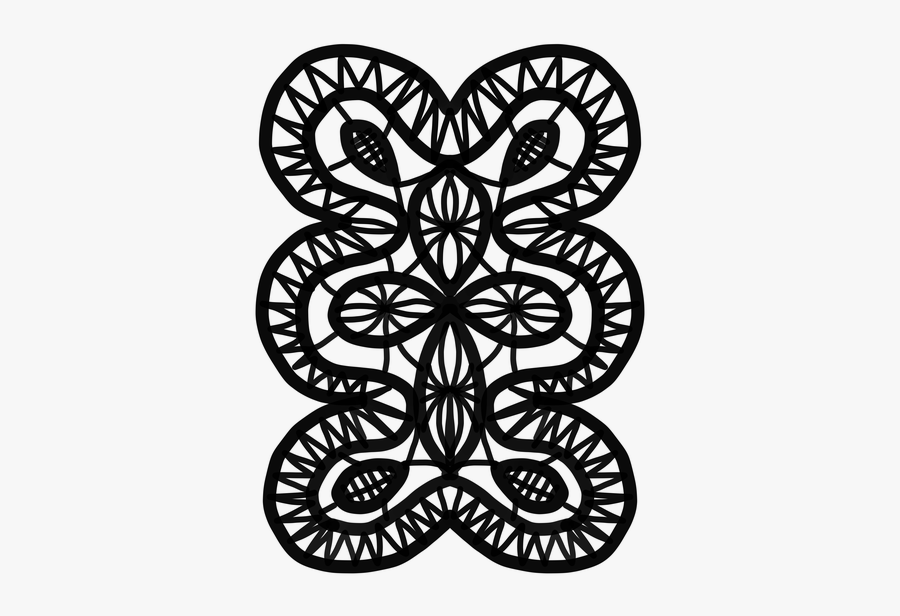 Gingerbread, Lace, Doily, Holidays, Christmas, Ornament - Base Para Maxi Croche Em Mdf, Transparent Clipart