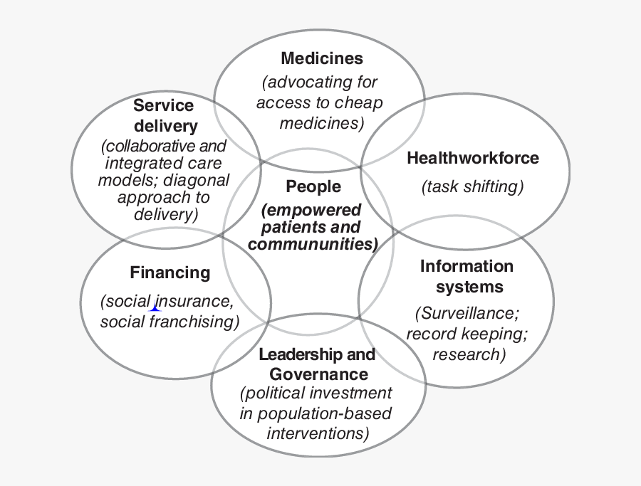 The Who Health Systems Building Blocks - Building Blocks Of Healthcare, Transparent Clipart