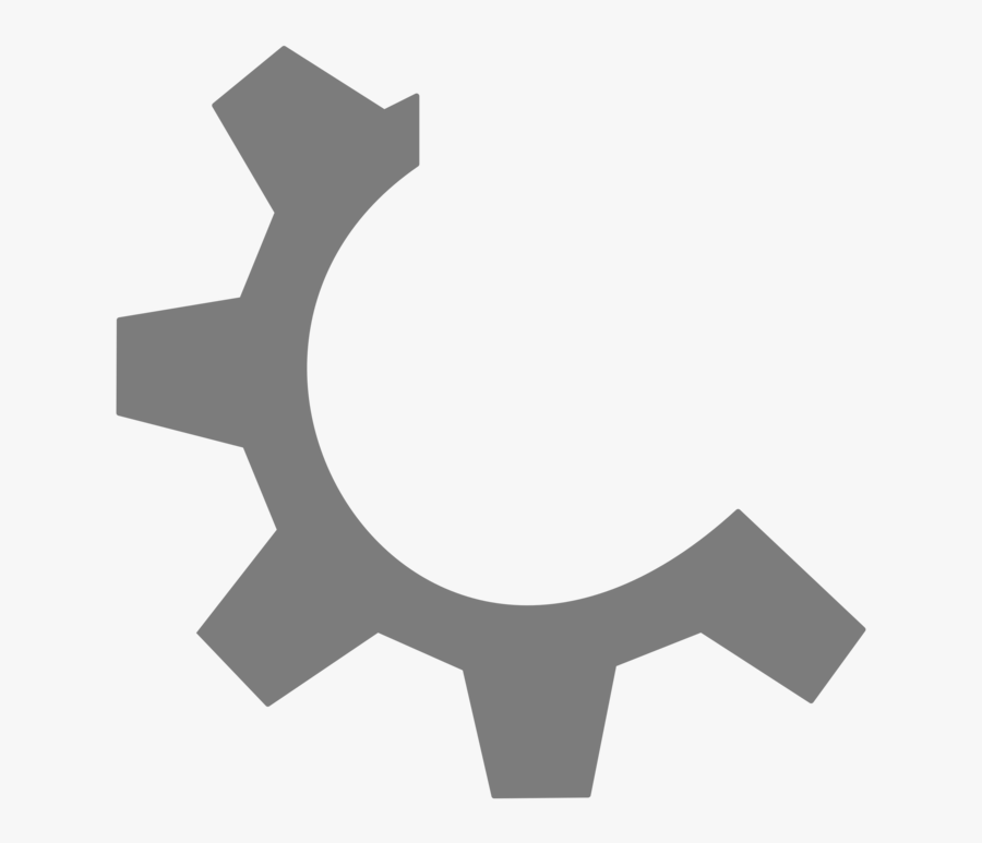 Symbol,logo,gear - Half Gear Png, Transparent Clipart