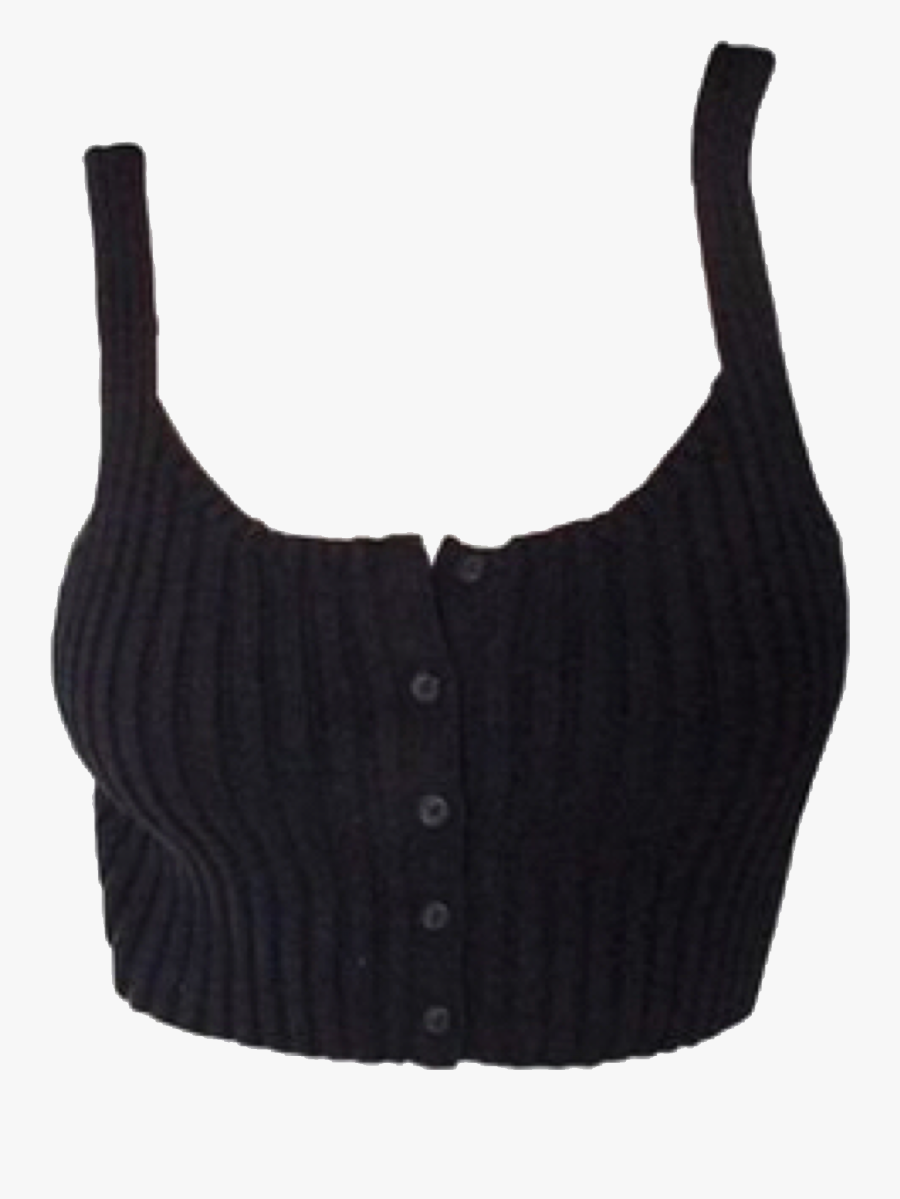 cute black crop tops