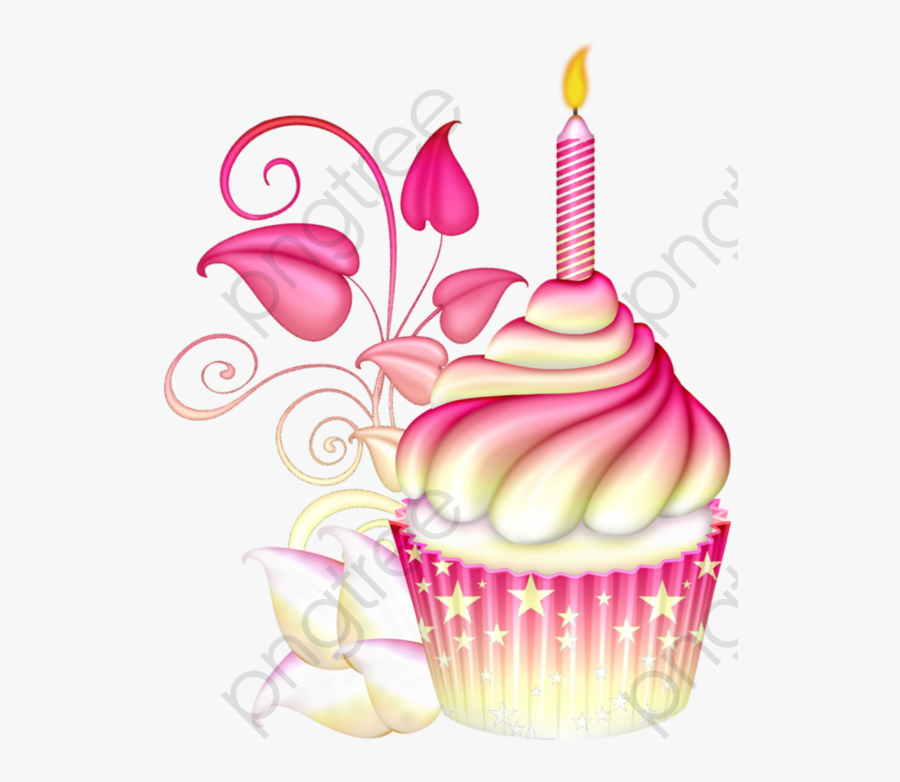 Transparent Cake Sale Clipart - Pink Birthday Clipart Png, Transparent Clipart