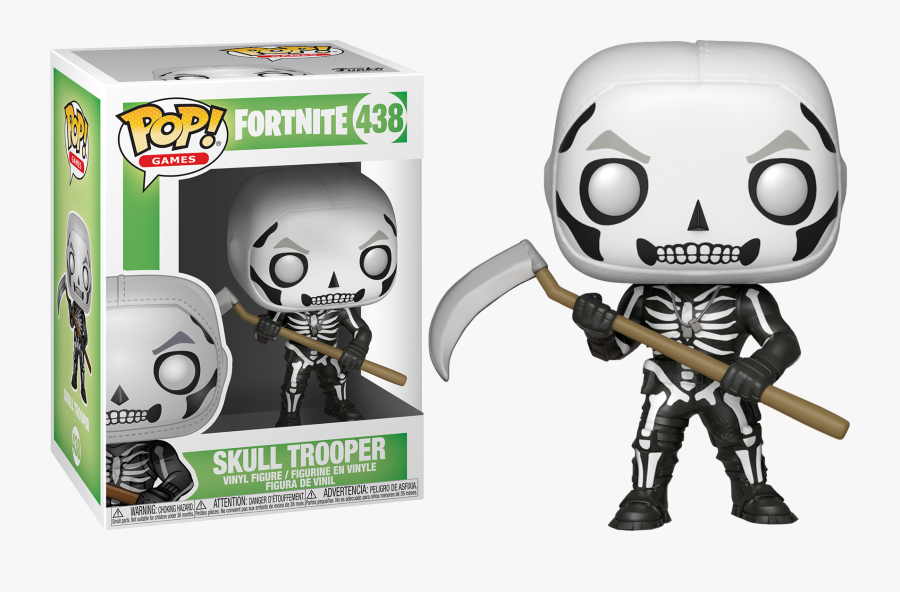 Skull Trooper Clipart Character - Funko Pop Fortnite Skull Trooper, Transparent Clipart