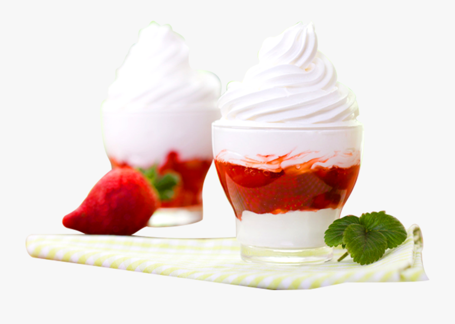 Transparent Whipped Cream Png - Soy Ice Cream, Transparent Clipart
