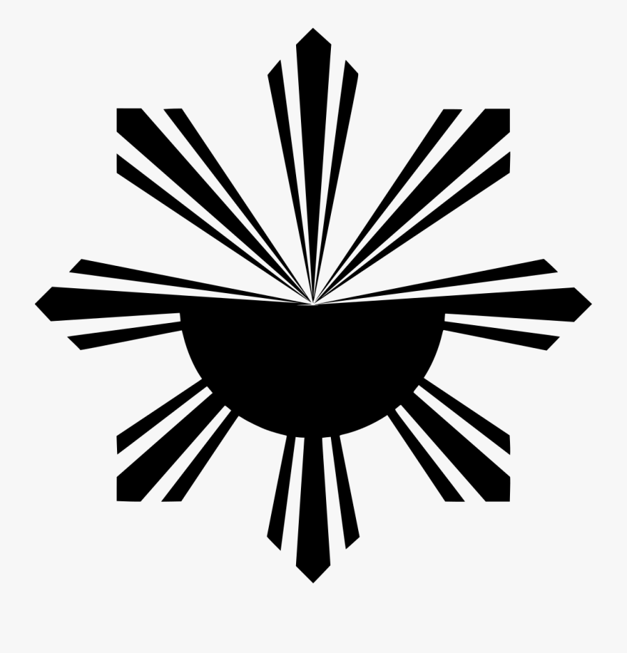 Transparent Brillo Dorado Png - Philippine Flag Sun Png, Transparent Clipart