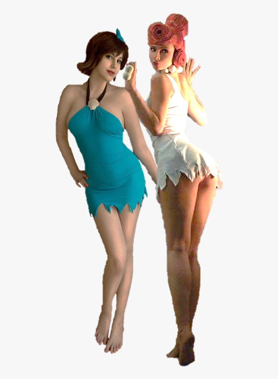 And Wilma Flintstone Cosplay - Betty Rubble Wilma Flintstone, Transparent Clipart