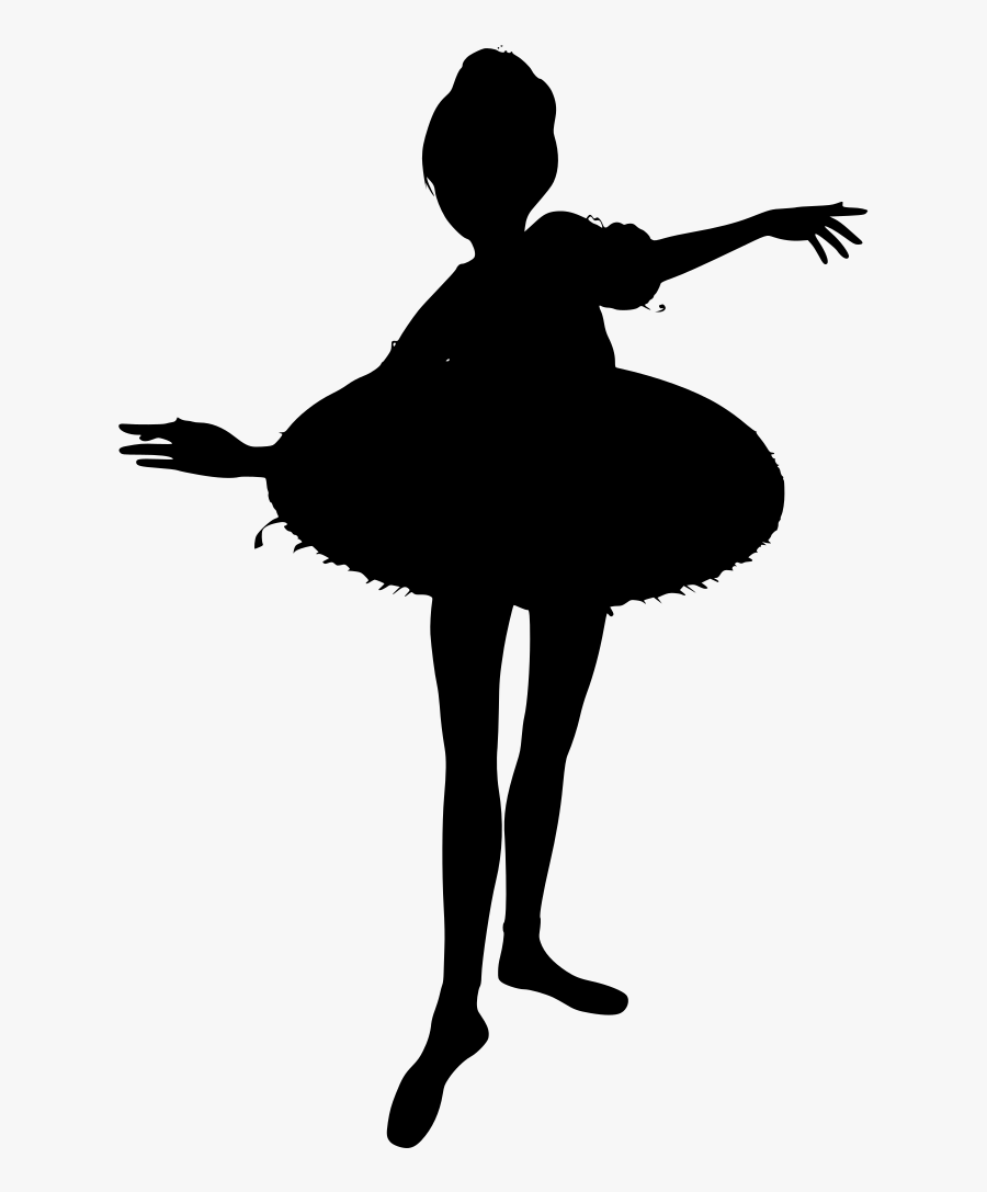 Transparent Ballerina Tutu Clipart - Girl Playing Guitar Silhouette Png, Transparent Clipart