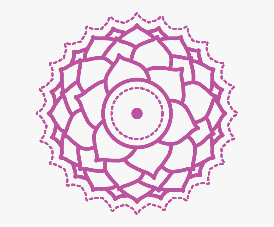 Transparent Chakras Png - Crown Chakra Symbol Vector, Transparent Clipart