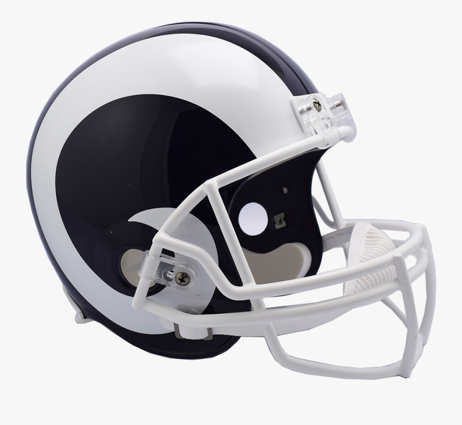 White La Rams Helmet, Transparent Clipart