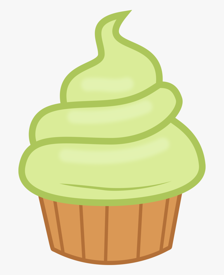 Vanilla Cupcake Clipart Mint Cupcake - Transparent Background Cupcake Clip Art, Transparent Clipart