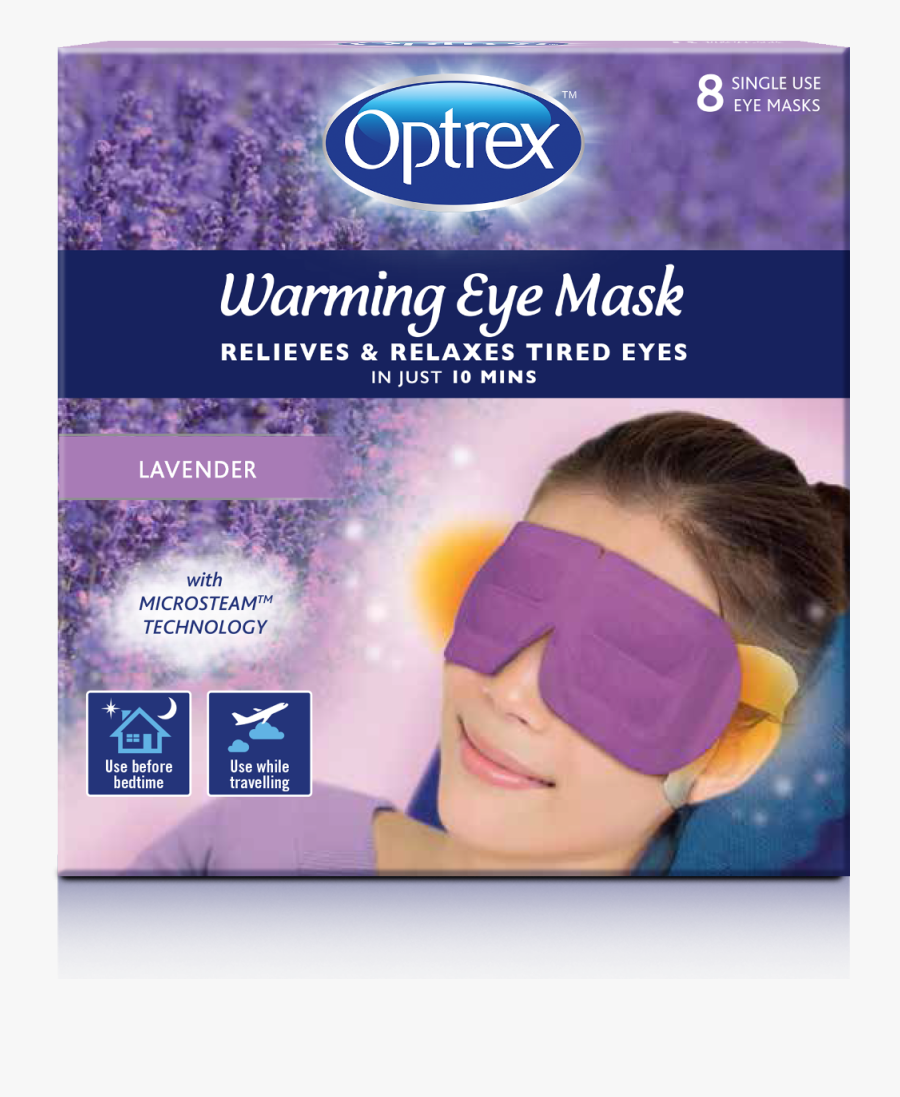 heated lavender eye mask