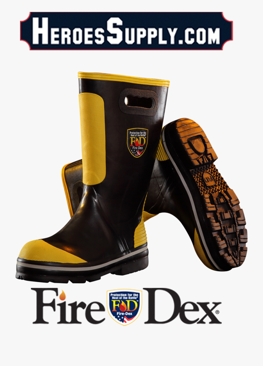 Fire Dex Rubber Boots - Fire Dex, Transparent Clipart