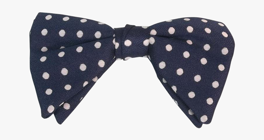 Bow Tie Polka Dot Necktie Tie Clip - Clear Background Bow Tie, Transparent Clipart
