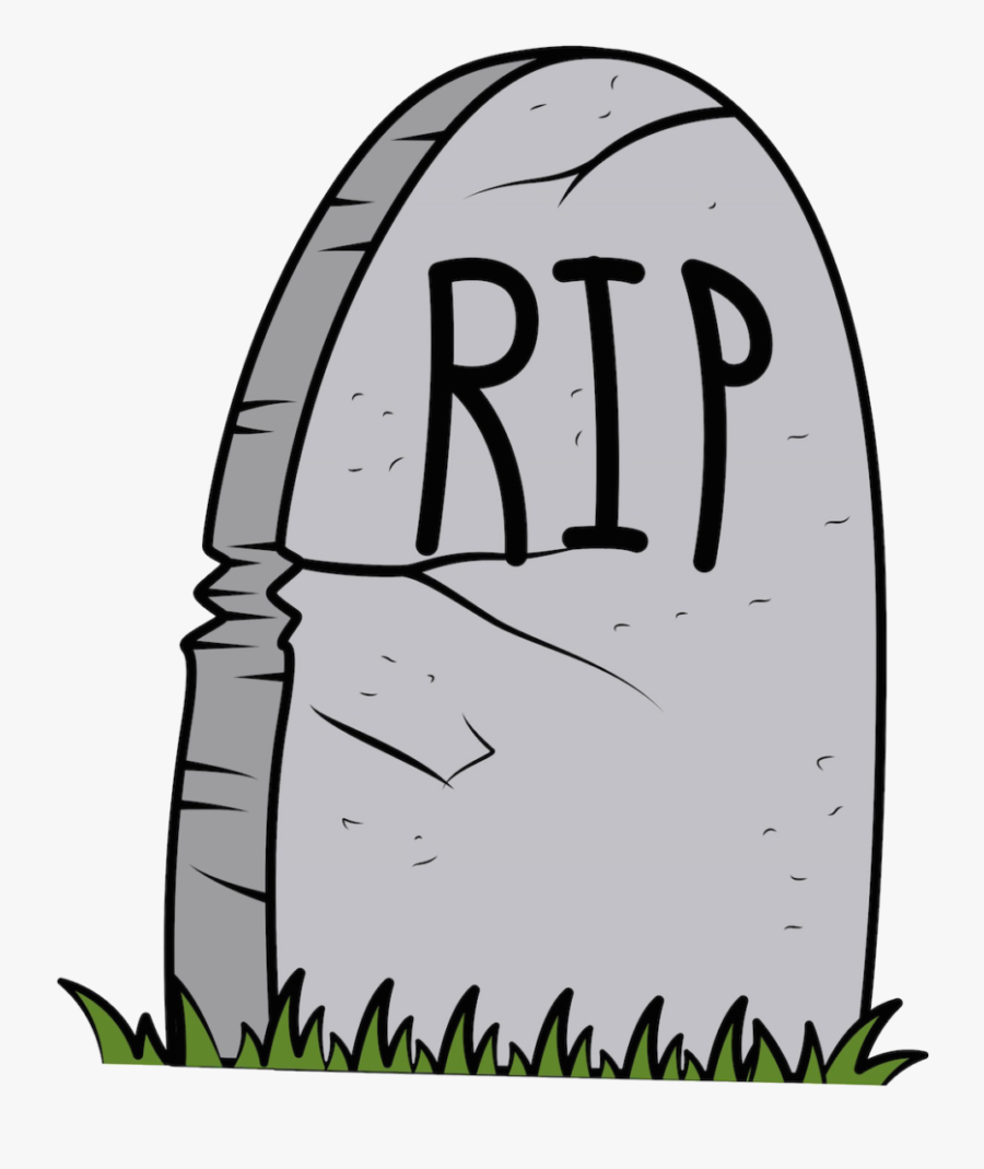 Grave Cartoon Headstone Transprent - Halloween Grave Cartoon, Transparent Clipart