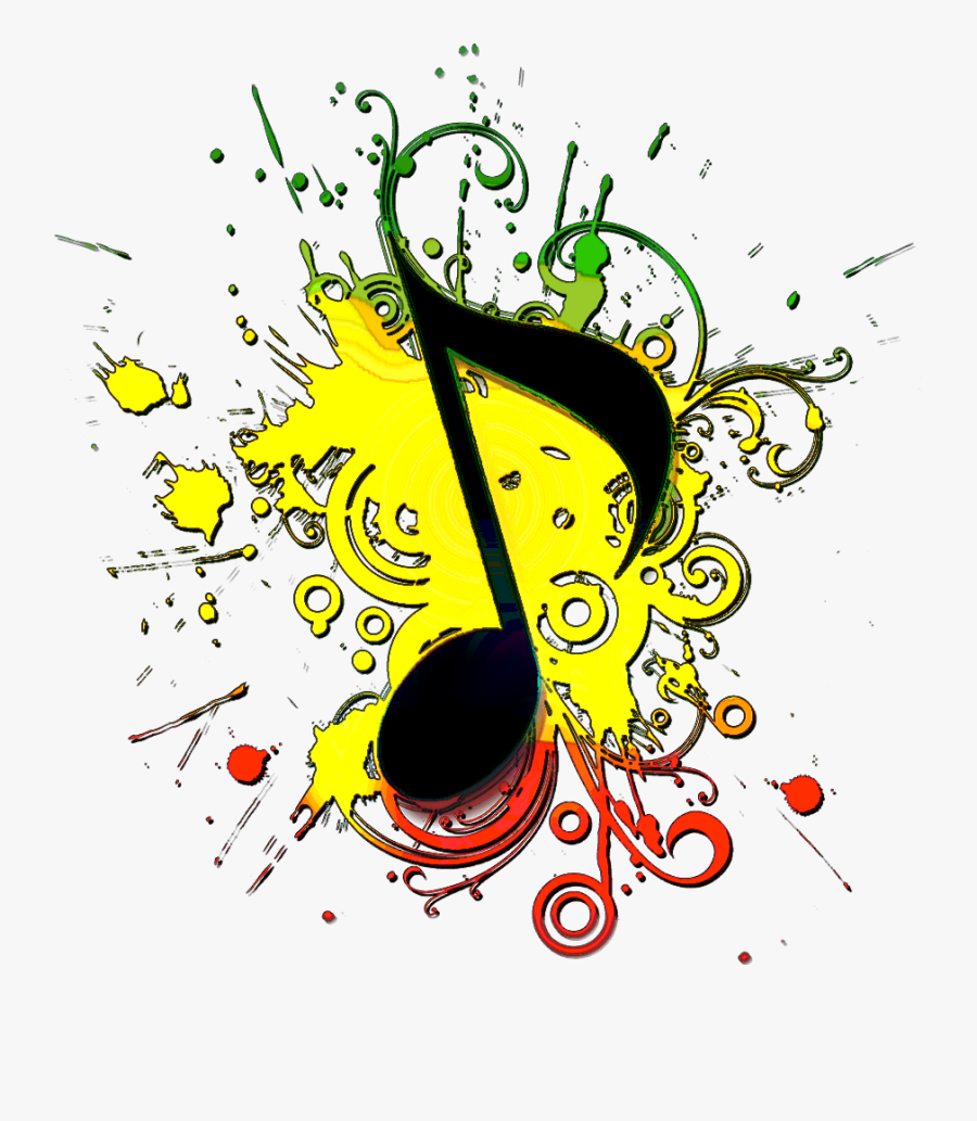 Reggae Clipart Music Notes - Art Music, Transparent Clipart