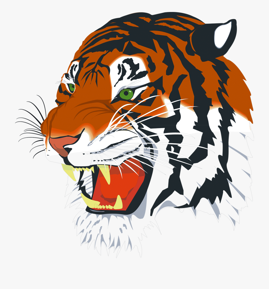 Tiger In Png - Tiger Head Png, Transparent Clipart
