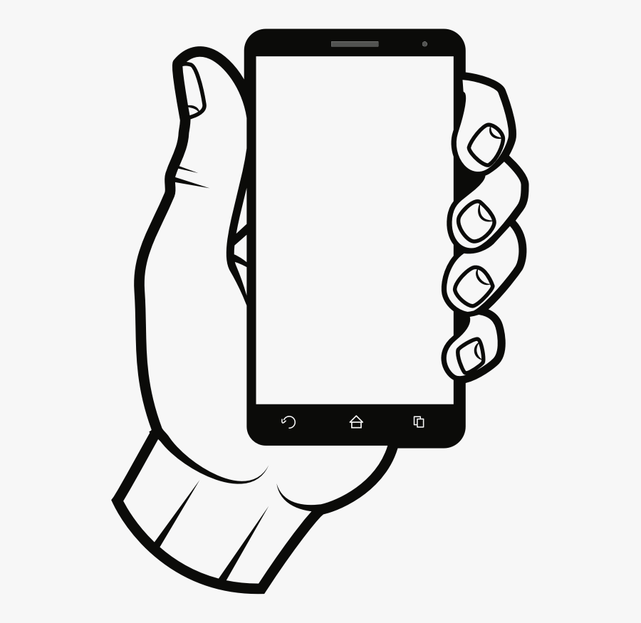 Smartphone In Hand - Don T Text And Drive Clipart, Transparent Clipart