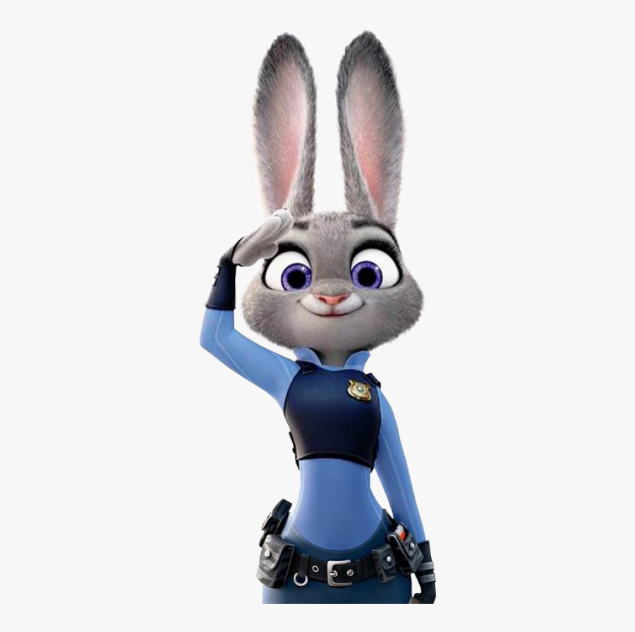 Judy Hopps/gallery - Judy Hopps Salute, Transparent Clipart