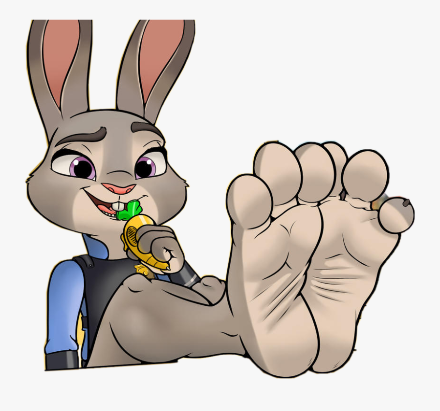 Judy Sole Resting By Lazzylad Watch Fan Art / Cartoons - Cartoon Foot Fetish Art, Transparent Clipart