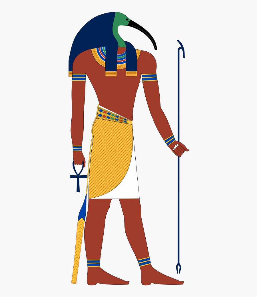 Transparent Egyptian Gods Clipart - Thoth Egyptian God, Transparent Clipart
