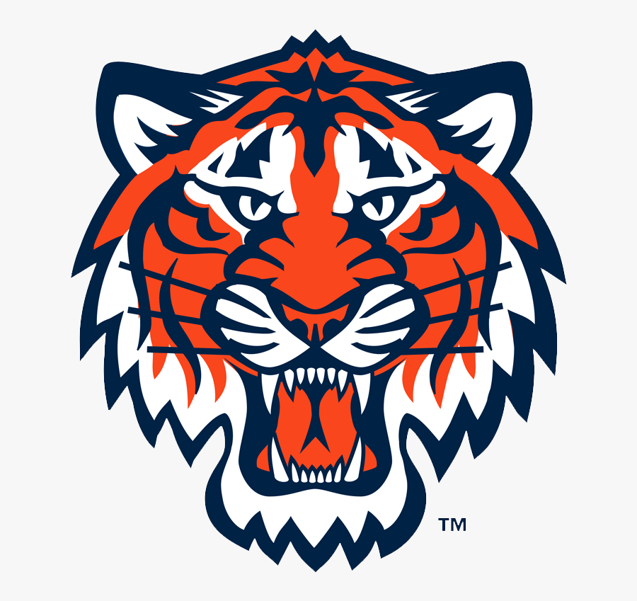 Transparent Detroit Clipart - Detroit Tigers Tiger Logo, Transparent Clipart