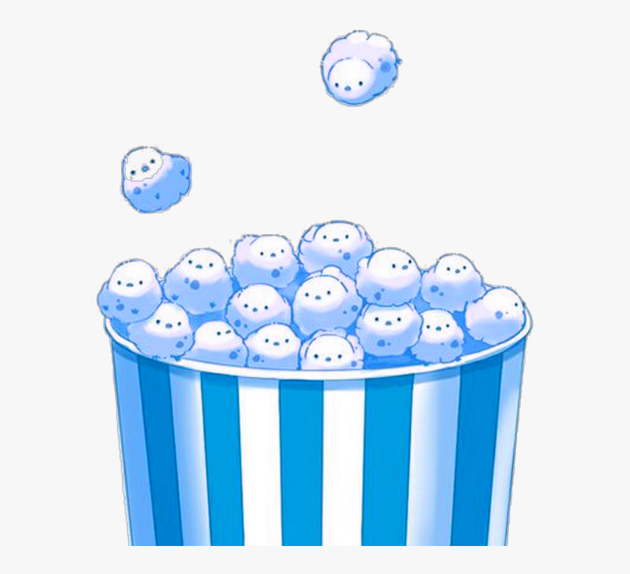 Movie Clipart Kawaii - Cartoon Cute Kawaii Popcorn, Transparent Clipart