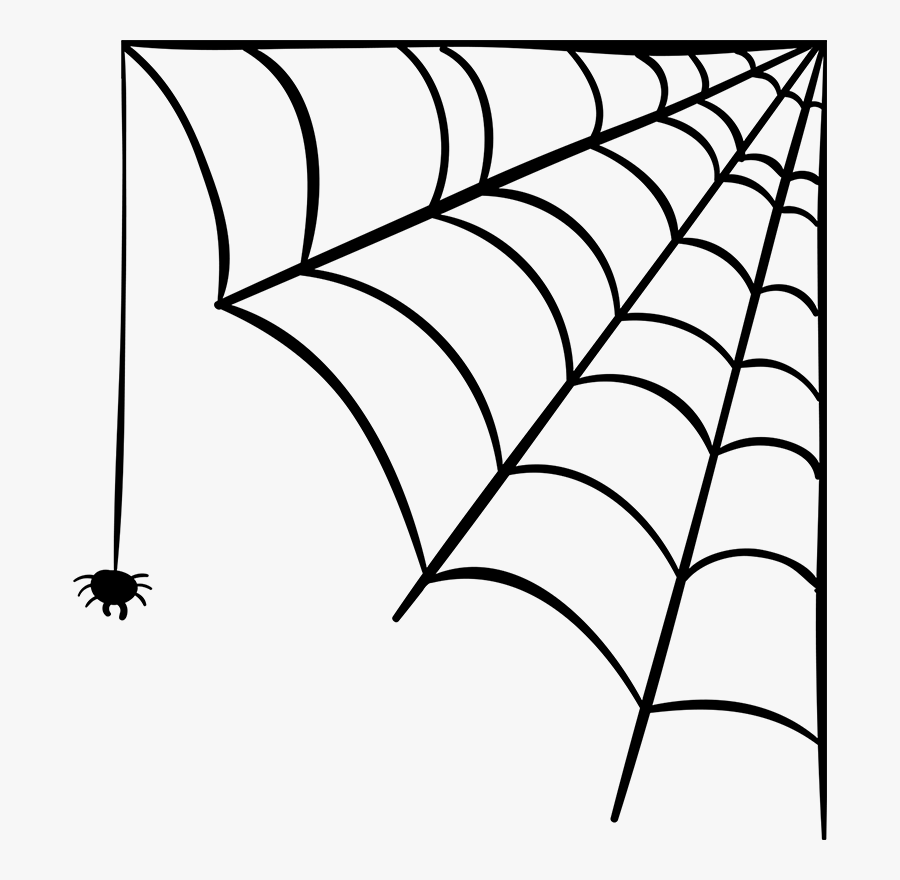 Halloween Spider Web Png , Free Transparent Clipart - ClipartKey