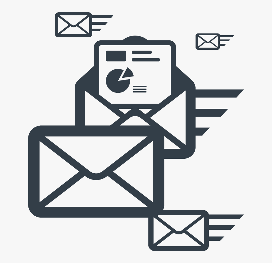 Email Marketing Png Transparent Icon - Email Marketing Campaign Icon, Transparent Clipart