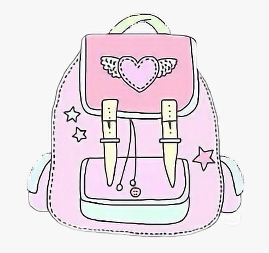 Transparent Tumblr School Png - Overlays Transparent Bag, Transparent Clipart