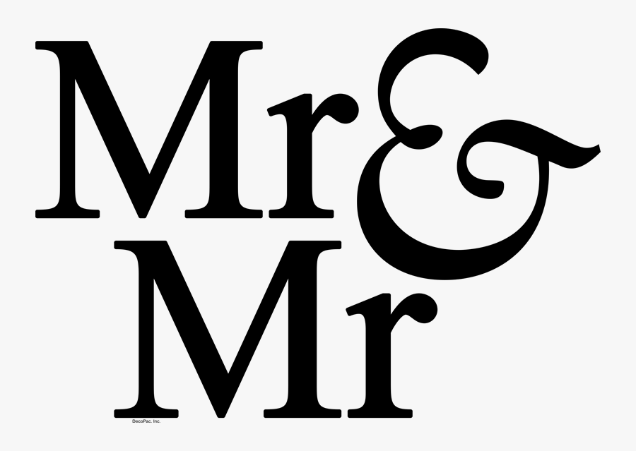 Mr & Mr, Transparent Clipart