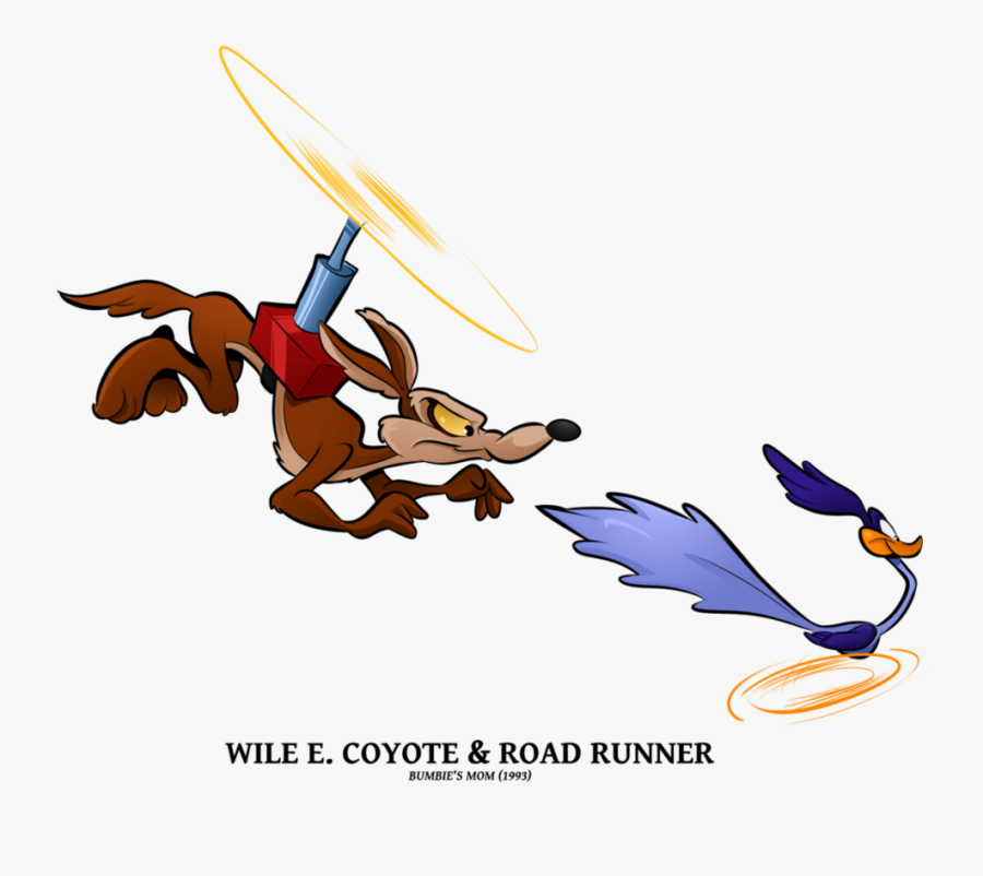 Coyote And The Road Runner Bosko Looney Tunes Cartoon - Wile E Coyote And Road Runner Png, Transparent Clipart