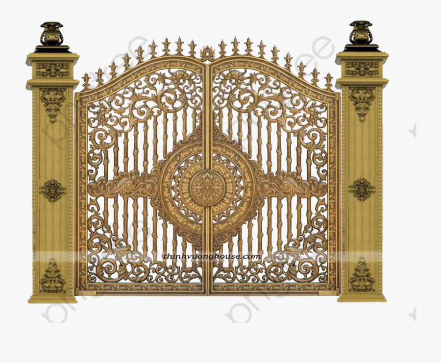 Transparent Garden Gate Clipart - Transparent Hd Golden Gates Png