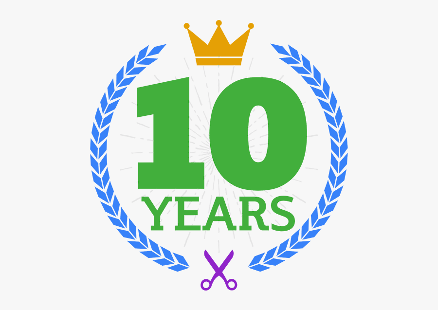 10-years - Daily Hustle, Transparent Clipart