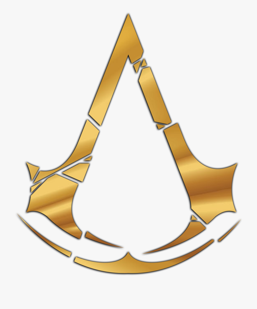 Golden, Png, And Ubisoft Image - Transparent Assassin's Creed Logo Png, Transparent Clipart