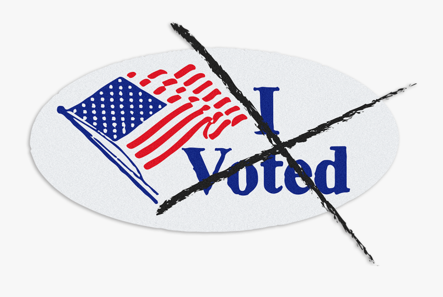 One Person, No Vote - Voted Stickers, Transparent Clipart