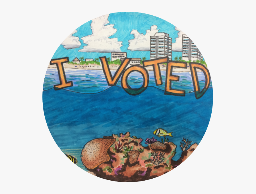 And The "i Voted - Voted Sticker India, Transparent Clipart