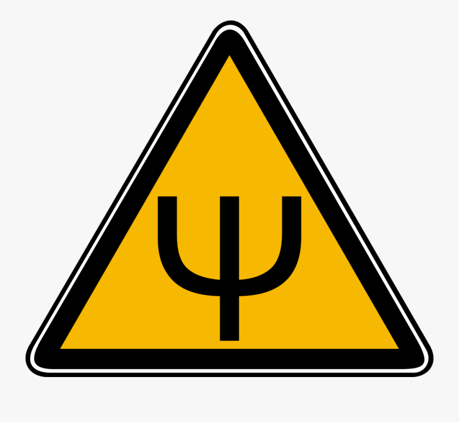 Trip Hazard Warning Sign, Transparent Clipart