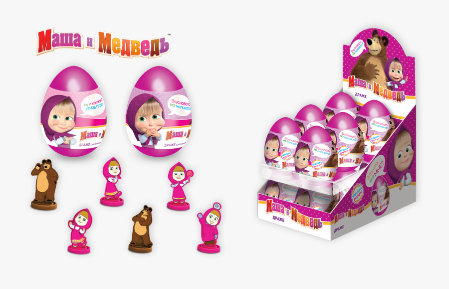 Transparent Masha And The Bear Png - Masha And The Bear Popping Candy, Transparent Clipart