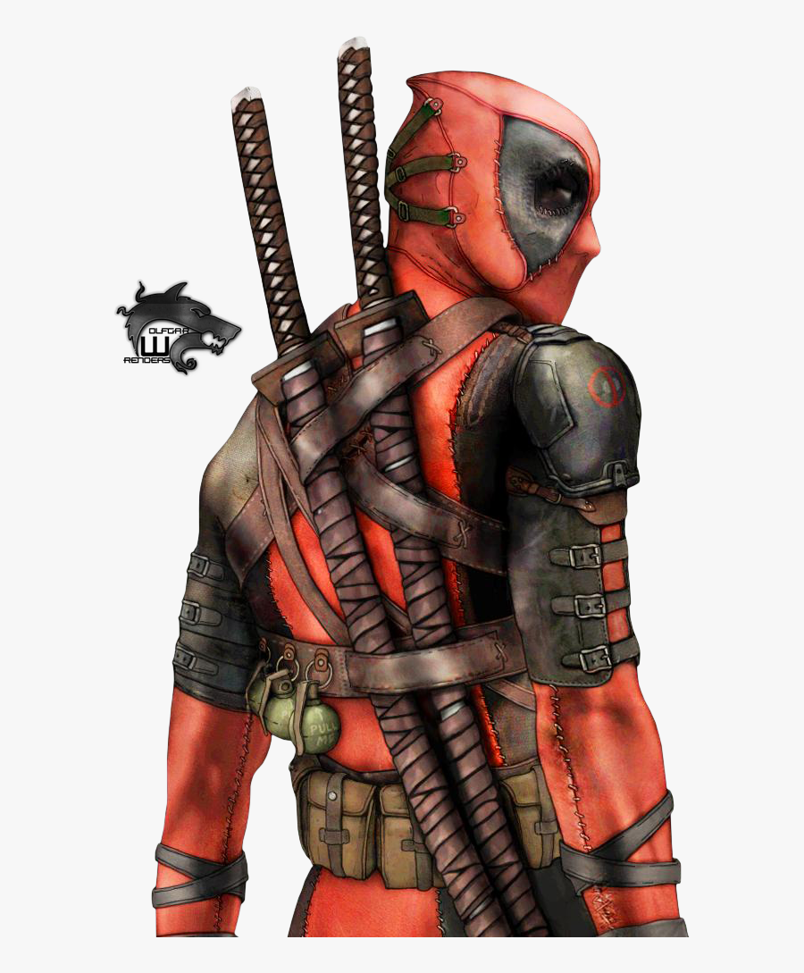 Youtube Transprent Png Free - Deadpool With White Background, Transparent Clipart