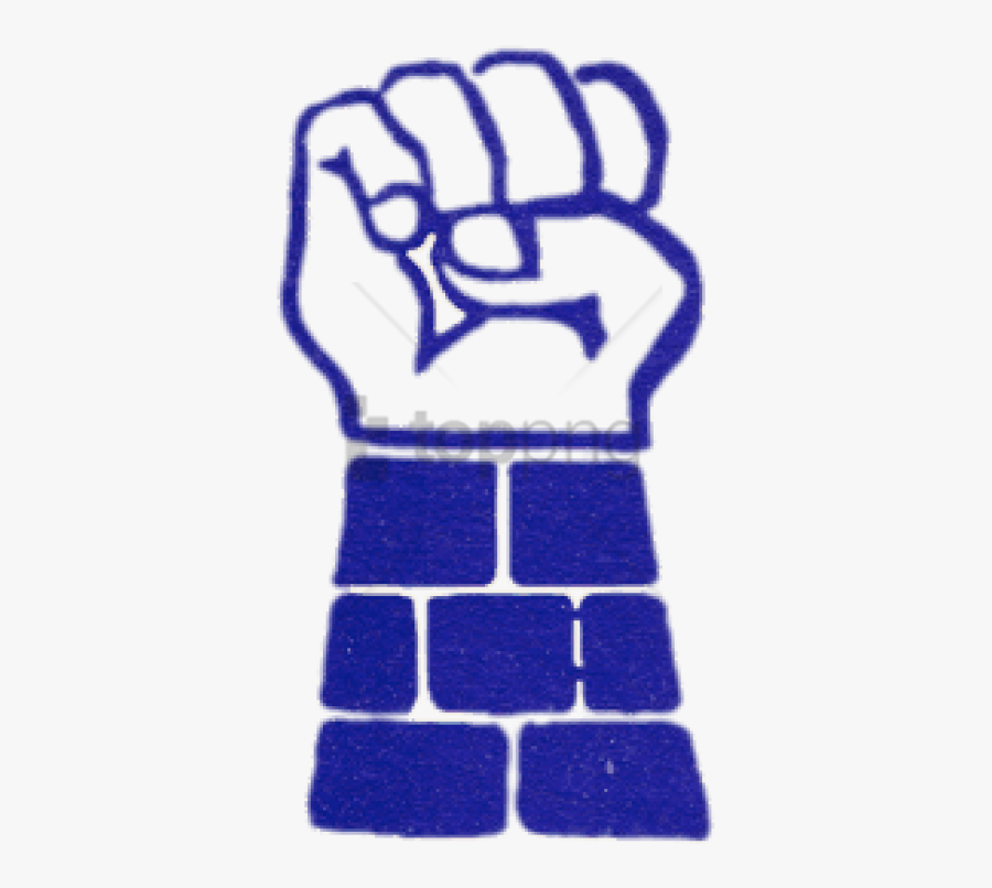 Clenched Fist Png - Poster On Struggle, Transparent Clipart